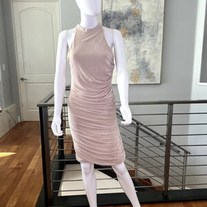 Ser.o.ya Cosette Mini Dress in Beige